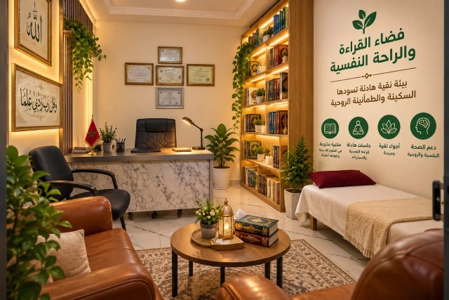 فضاء القراءة والراحة النفسية